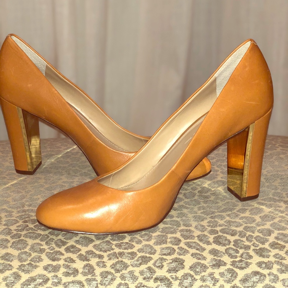 Banana Republic tobacco brown heels 9